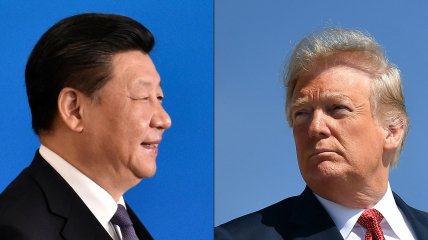 Председатель КНР Си Цзиньпин и президент США Дональд Трамп