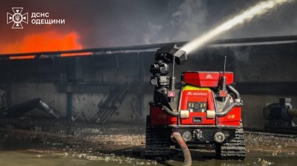 Пожар в Одессе