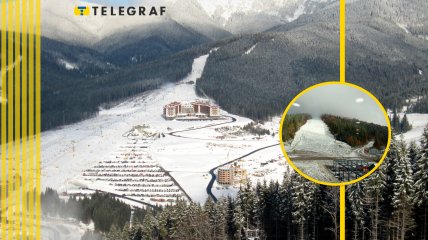 Снег в Буковеле