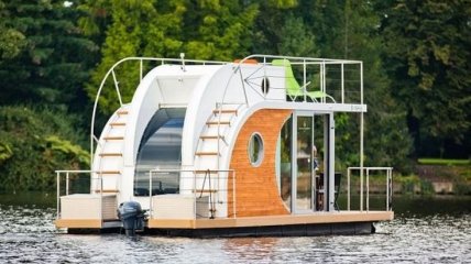 Уникальный и комфортный плавучий дом Nautilus Mini (Фото)