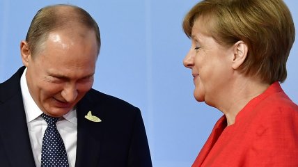 Владимир Путин и Ангела Меркель