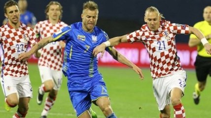 Украина - Хорватия: стартовые составы команд
