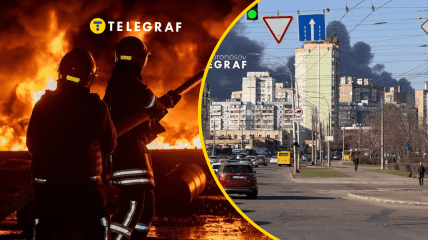 Пожар в Киеве