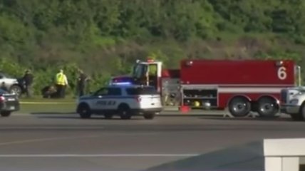 В США грузовой самолет рухнул с обрыва, есть погибшие