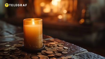 Свічка може виконувати не лише роль декору, але й може залучити гроші у ваше життя (зображення створено за допомогою ШІ)