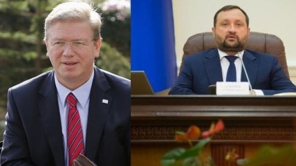 Арбузов и Фюле обсудили происходящее в Украине