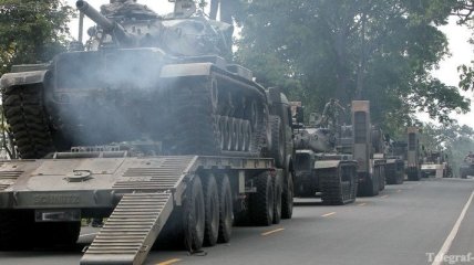 Армия Таиланда выдвигает в Бангкок танки