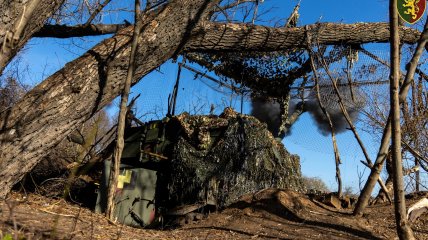 Другой вид маскировки М109