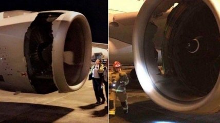 Самолет китайских авиалиний сел Сиднее из-за дыры в двигателе