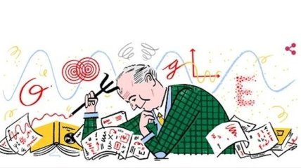Google отметил "дудлом" 135 лет со дня рождения Макса Борна