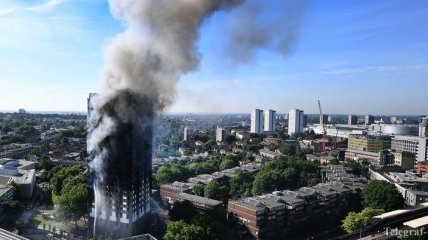 Появилось видео последствий масштабного пожара в лондонской высотке