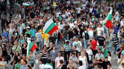В Болгарии проходят антиправительственные митинги