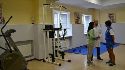 На олимпийской базе "Конча Заспа" открыли новый зал реабилитации после травм