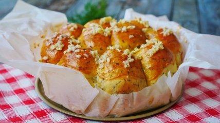 Пампушки с часником