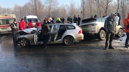 Автокатастрофа на выезде из Перечина