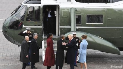 Обама с женой после инаугурации Трампа полетел в Калифорнию