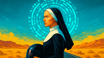 Монахиня на тропе войны с искуственным интеллектом