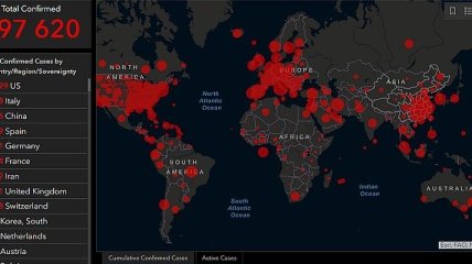 Заболело почти 600 тысяч: как распространяется коронавирус в мире (Карта)