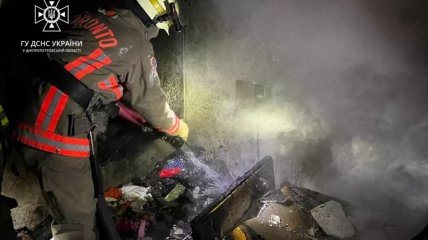 Пожар в Никополе