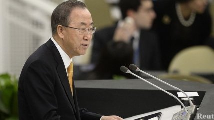 Генсек ООН поприветствовал отказ Сирии от химического оружия