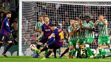 Реал Бетис - Барселона: видео голов и обзор матча (1:4)