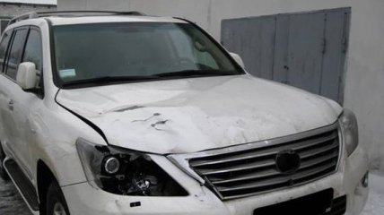 Милиция обнародовала фото разбитого автомобиля Меладзе