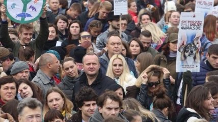 Семерак принял участие во Всеукраинском марше за права животных в Киеве