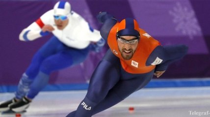 Голландский конькобежец Найс завоевал "золото" Олимпиады-2018 на дистанции 1000 метров