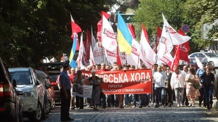 Врадиевское шествие до сих пор на Майдане