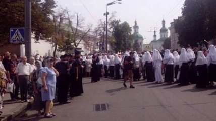 В УПЦ (МП) насчитали около 80 тыс. участников крестного хода в Киеве