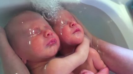 Французская методика купания близнецов (ВИДЕО)