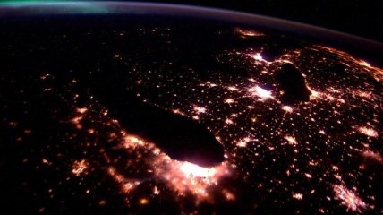Астронавт NASA показал вид на Великие озера с борта МКС 