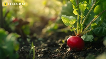 Щоб отримати багатий урожай редиски, важливо знати, коли її сіяти  (зображення створено за допомогою ШІ)