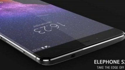 Elephone выпустила безрамочный смартфон S3 в черном цвете