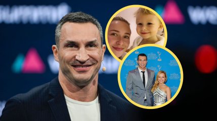 Владимир Кличко с бывшей любимой и дочерью