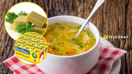 Бульйонні кубики, суп