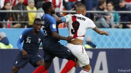 Франция 1:0 Перу: события матча