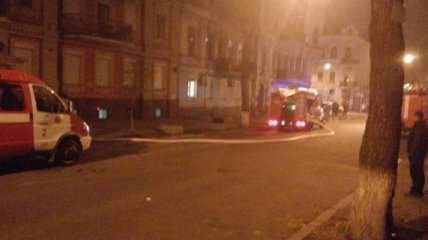 В Киеве горит офис КПУ