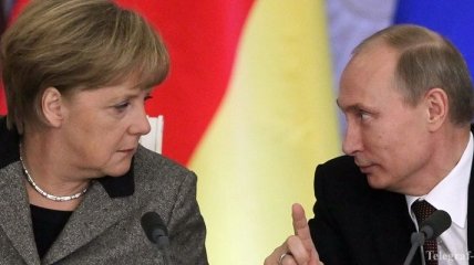 Путин и Меркель поговорили о ситуации в Крыму 