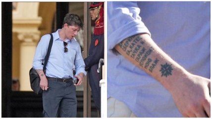 Сантьяго Капуто любит татуировки на русском языке