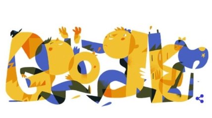 День Независимости 2017: Google поздравил украинцев праздничным дудлом