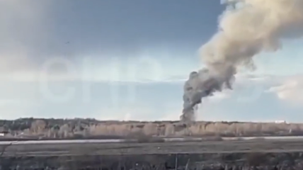 Масштабный пожар на одном из российских заводов