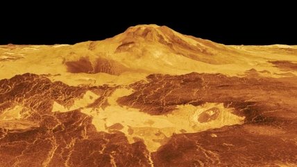 Вулкан Маат, висотою 9 кілометрів, є найвищим вулканом Венери