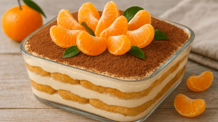 Новогодняя сладкая феерия: мандариновый тирамису (видео)