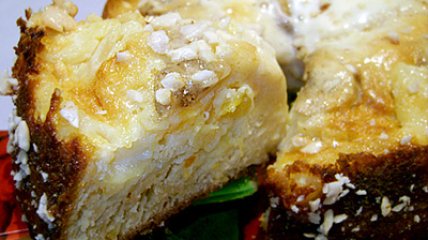 Фруктовый пирог с заливкой «Экзотик»