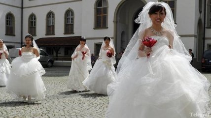 На сегодняшнюю дату в Китае пришелся свадебный бум