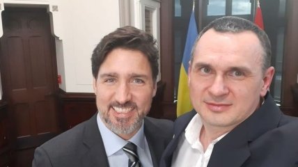 Сенцов встретился с премьер-министром Канады Трюдо