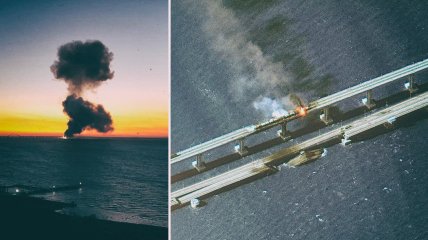 Взрыв на Керченском мосту был настолько мощным, что его смогли увидеть даже спутники