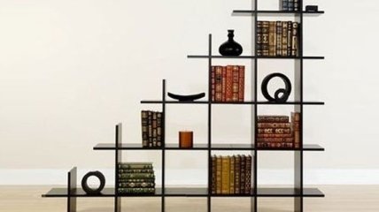 Книги в роли декора: идей оформления книжных полок (Фото)