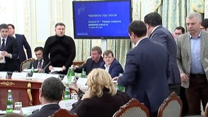 Аваков опубликовал видео конфликта с Саакашвили на Совете реформ